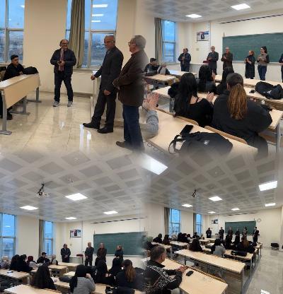 حضور سرکنسول کشورمان در گروه زبان و ادبیات فارسی دانشگاه آتاترک دیدار با جمعی از اساتید گروه با دانشجویان گروه زبان و ادبیات فارسی